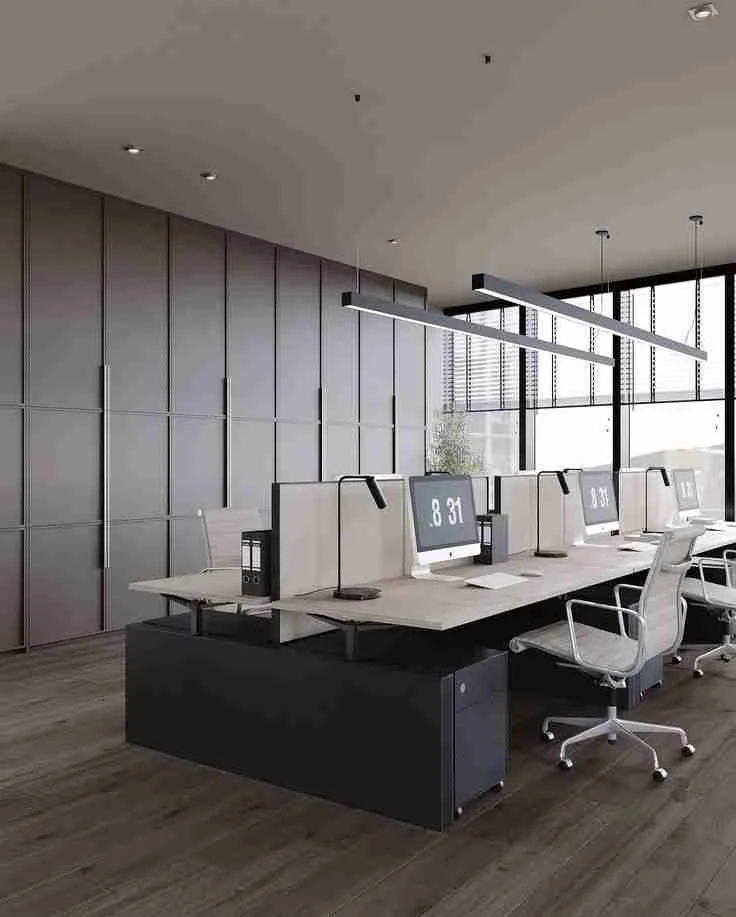 Modern corporate office open space